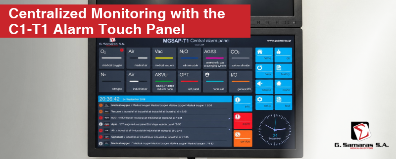 Centralized Monitoring of Medical Gas Systems: The Role of the C1-T1 Alarm Touch Panel 