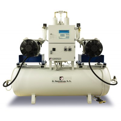 Medical air compressor systems
