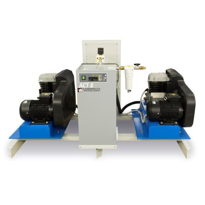 Medical air compressor systems