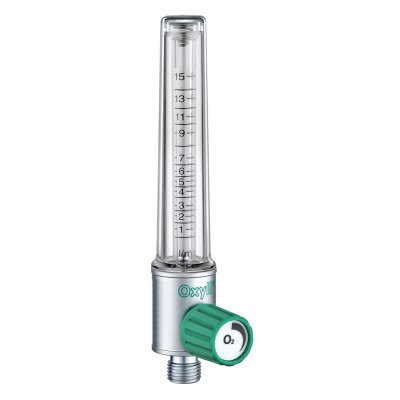 Oxygen flowmeter ball type-single