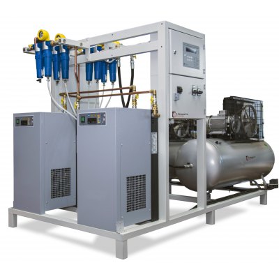 Medical air compressor systems